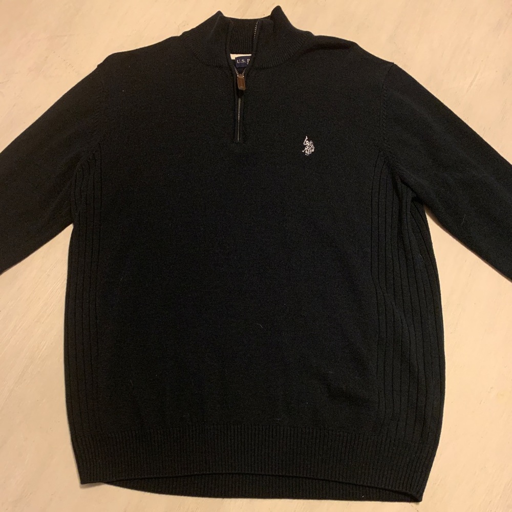 U.S POLO ASSN 
Large Dark Blue Sweater